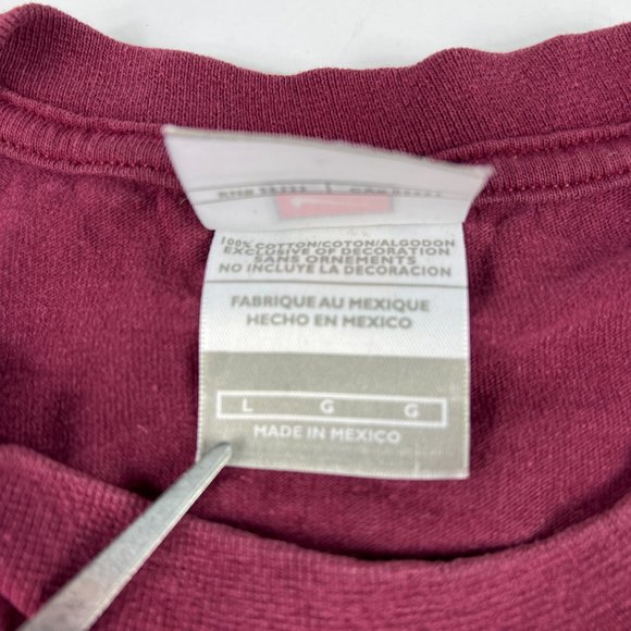 Y2K Nike Team Minnesota Golden Gophers Center Swoosh Shirt Large Red Faded Tee - Picture 8 of 16